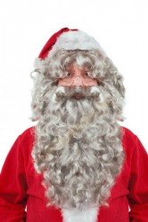 long gray Santa beard